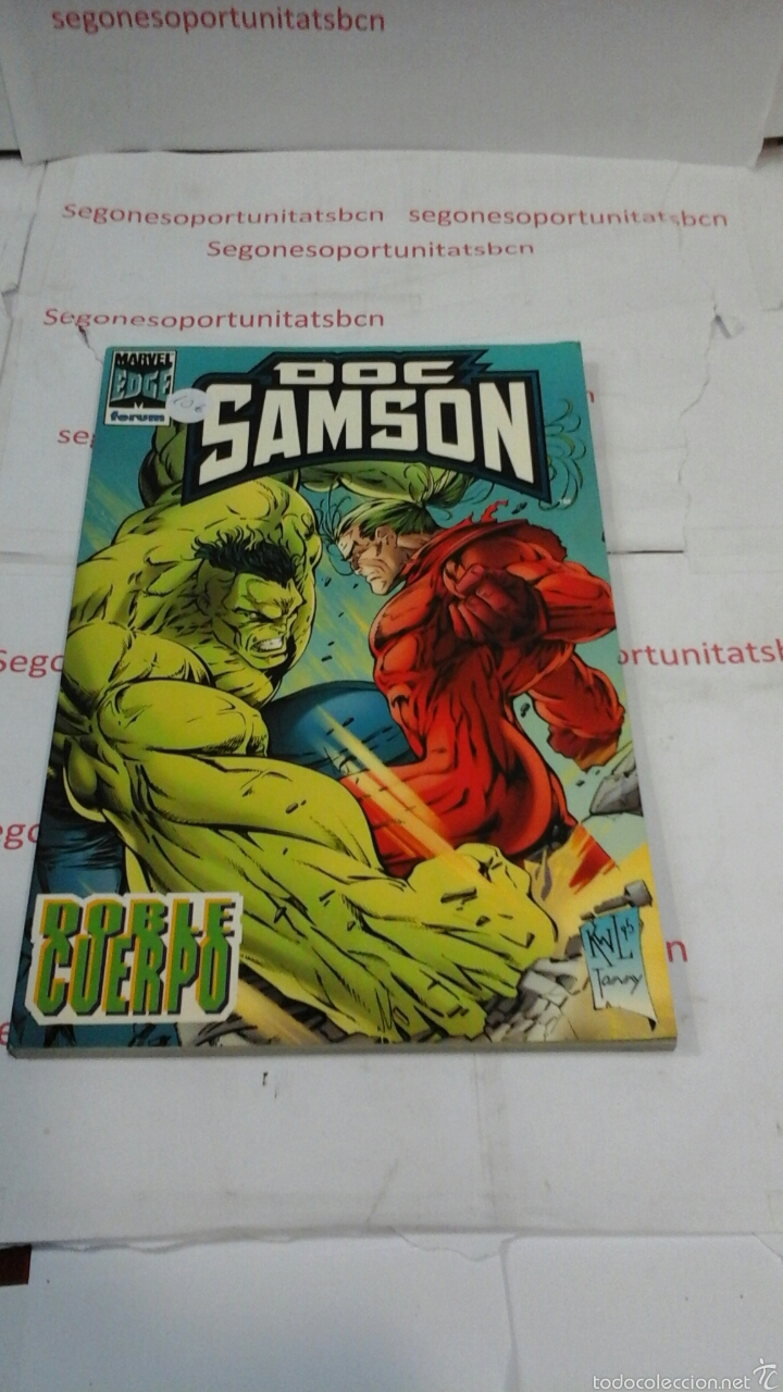 C&oacute;mics: DOC SAMSON - DOBLE CUERPO - MARVEL EDGE - FORUM - Foto 1