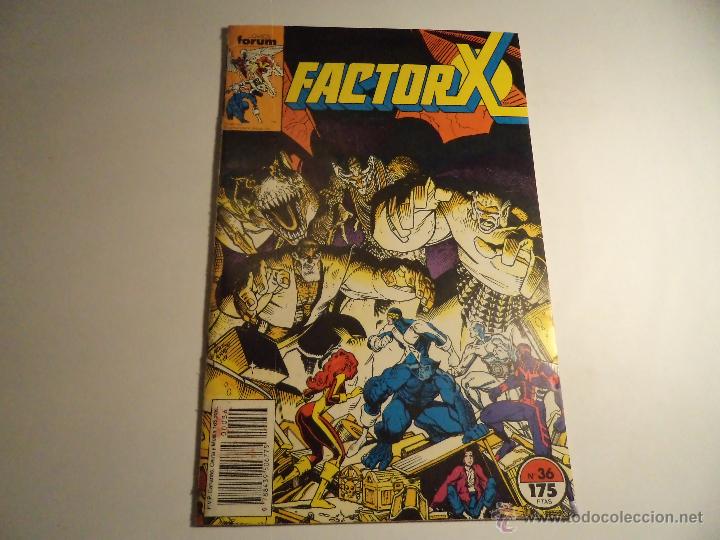 C&oacute;mics: factor x. n&ordm; 36. forum. procede de retapado. (m-12) - Foto 1