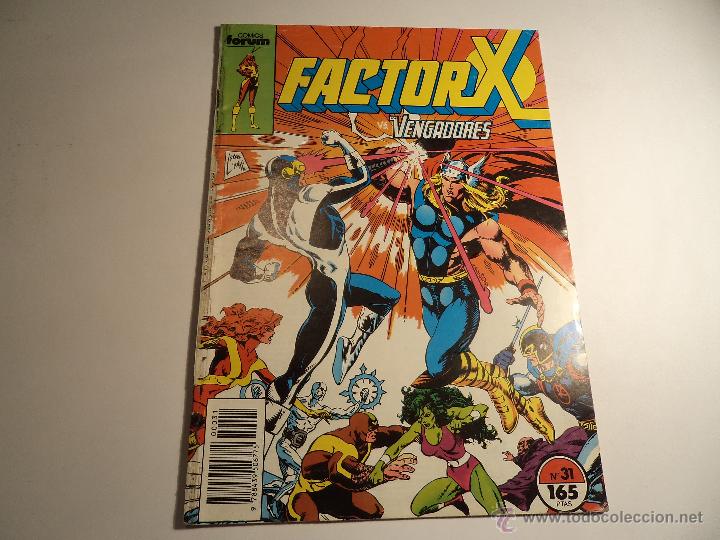 C&oacute;mics: factor x. n&ordm; 31. forum. procede de retapado. (m-12) - Foto 1