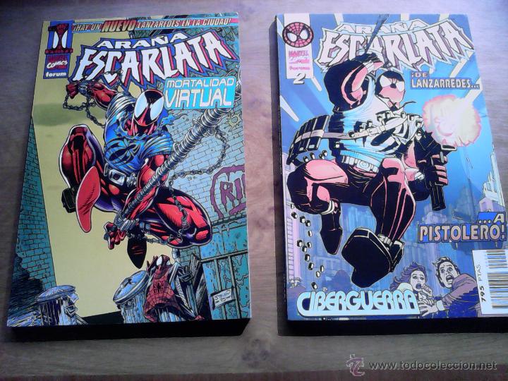 C&oacute;mics: Ara&ntilde;a Escarlata. 2 tomos. Completa. - Foto 1