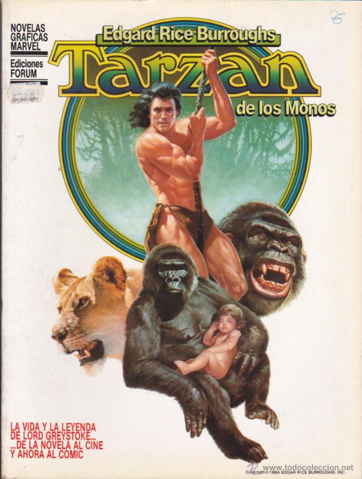 C&oacute;mics: COMIC COLECCION NOVELAS GRAFICAS MARVEL TARZAN DE LOS MONOS - Foto 1