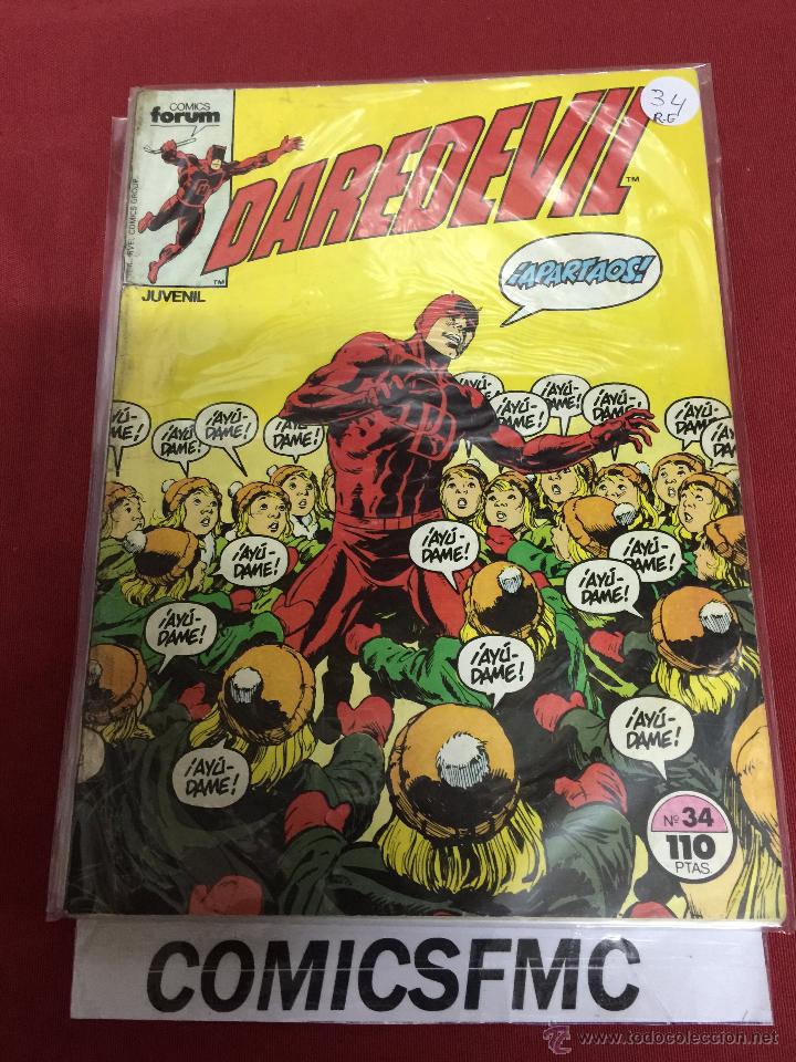 C&oacute;mics: FORUM DAREDEVIL NUMERO 34 NORMAL ESTADO - Foto 1