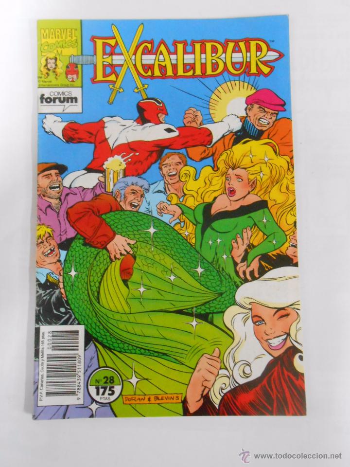 C&oacute;mics: EXCALIBUR N&ordm; 28. FORUM. MARVEL COMICS. TDKC9 - Foto 1