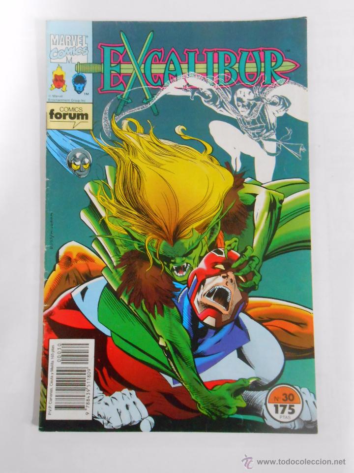 C&oacute;mics: EXCALIBUR N&ordm; 30. FORUM. MARVEL COMICS. TDKC9 - Foto 1