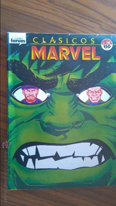 C&oacute;mics: CLASICOS MARVEL 14. HULK. BUEN ESTADO - Foto 1