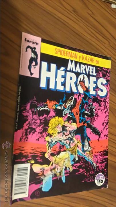 C&oacute;mics: MARVEL HEROES 32. SPIDERMAN Y KAZAR BUEN ESTADO - Foto 1