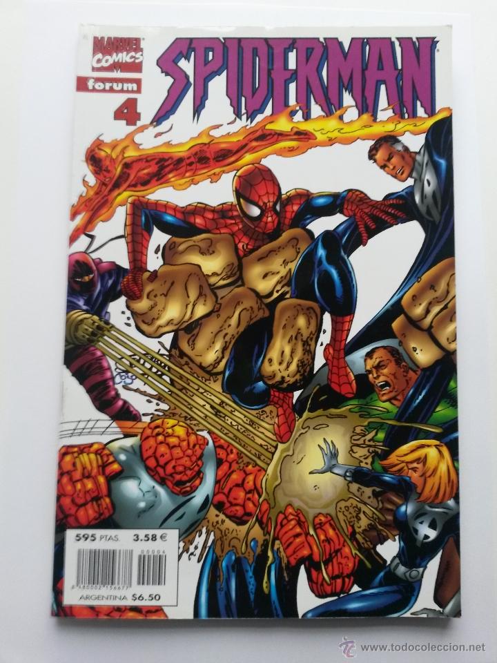 C&oacute;mics: Marvel, forum ,spiderman n&ordm; 4 a&ntilde;o 2000, lomo rojo - Foto 1
