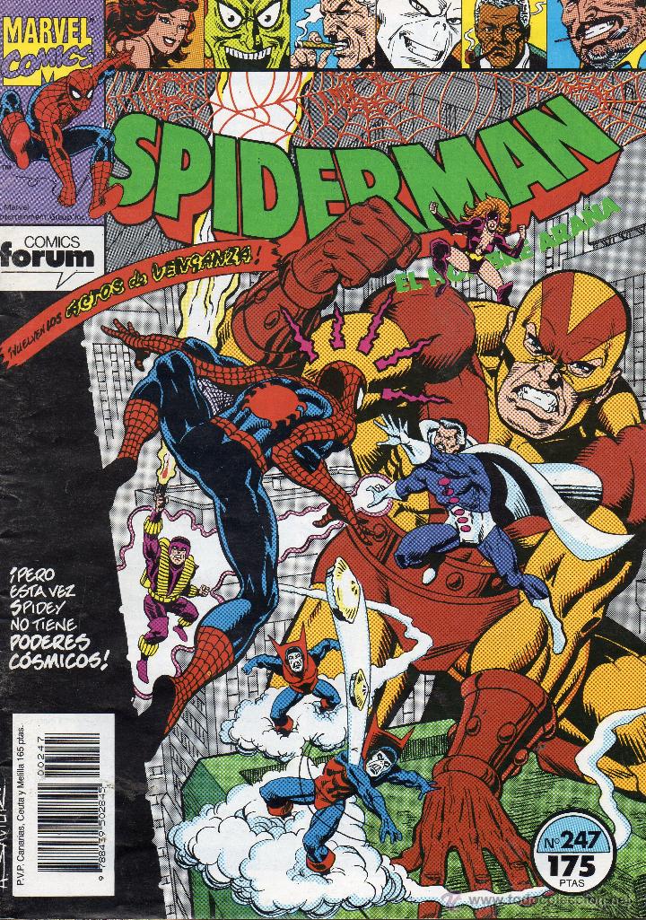 C&oacute;mics: COMIC FORUM 1991 SPIDERMAN VOL1 N&ordm; 247 (BUEN ESTADO) - Foto 1