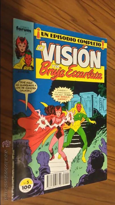 C&oacute;mics: LA VISI&Oacute;N Y LA BRUJA ESCARLATA 5. BUEN ESTADO - Foto 1