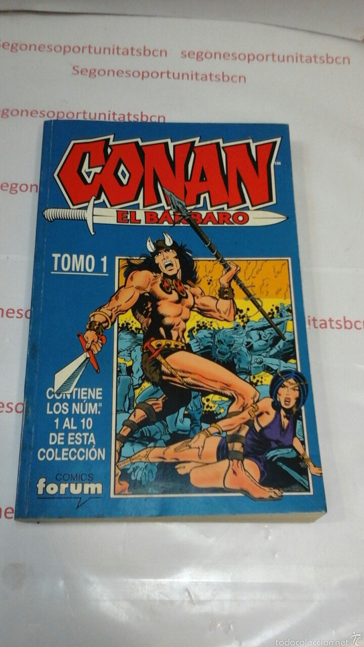 C&oacute;mics: CONAN EL B&Aacute;RBARO - TOMO 1 - FORUM - Foto 1