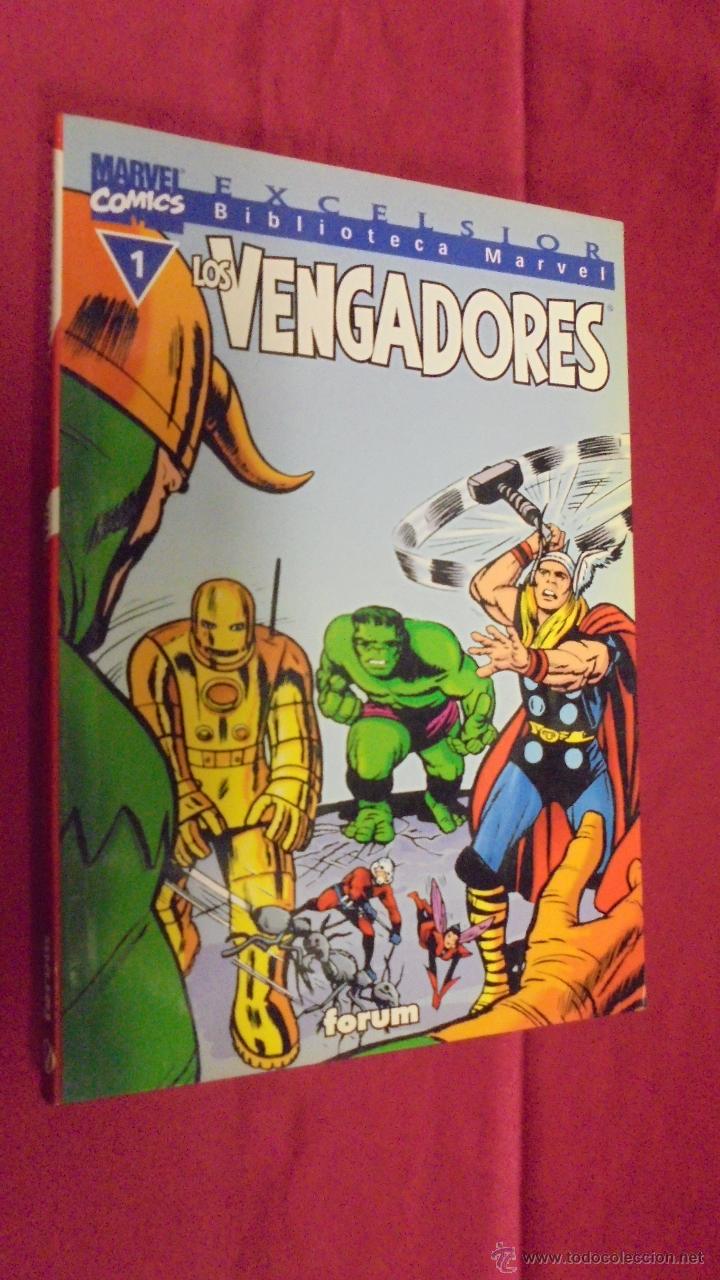 C&oacute;mics: BIBLIOTECA MARVEL. LOS VENGADORES. N&ordm; 1. FORUM. - Foto 1
