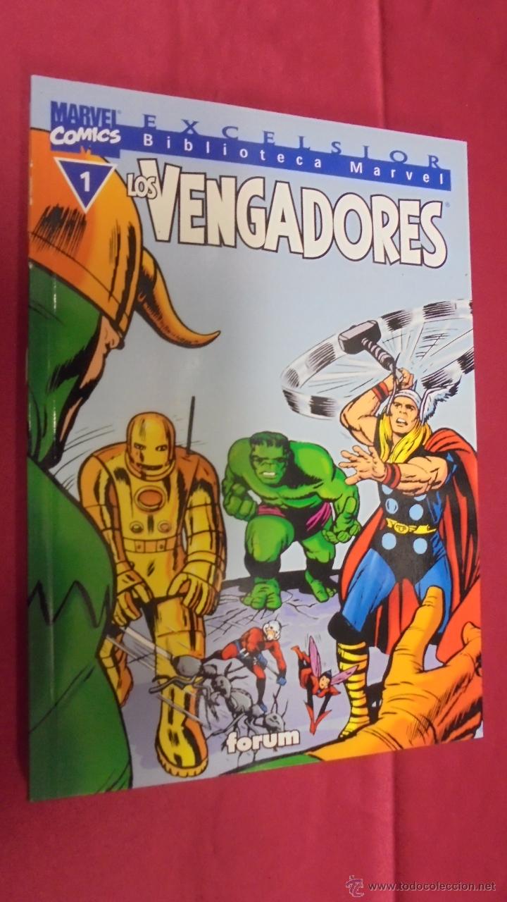 C&oacute;mics: BIBLIOTECA MARVEL. LOS VENGADORES. N&ordm; 1. FORUM. - Foto 1