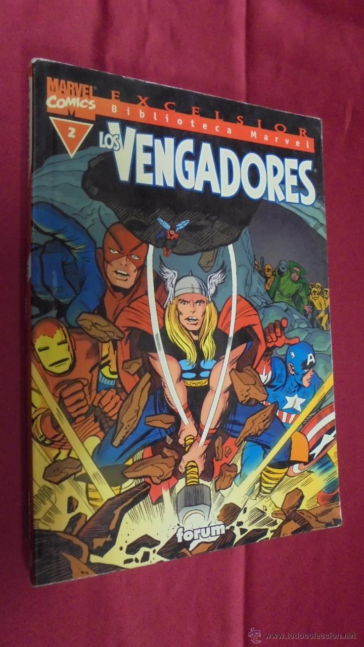 C&oacute;mics: BIBLIOTECA MARVEL. LOS VENGADORES. N&ordm; 2. FORUM. - Foto 1