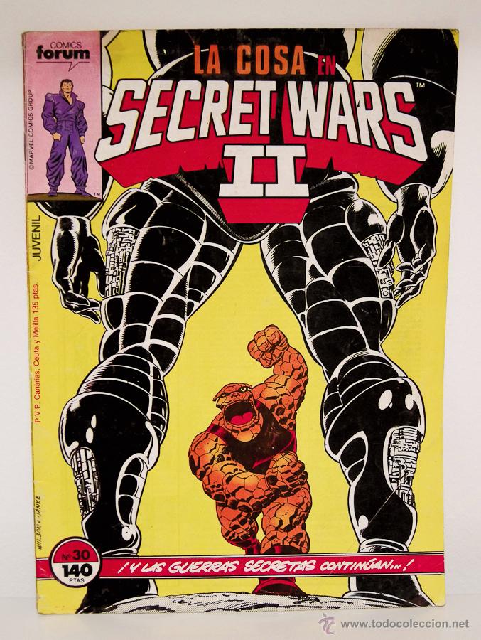 C&oacute;mics: SECRET WARS II N&ordm; 30 Forum primera edici&oacute;n - Foto 1