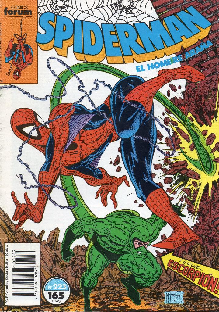 C&oacute;mics: COMIC FORUM 1990 SPIDERMAN VOL1 N&ordm; 223 (EXCELENTE ESTADO) - Foto 1