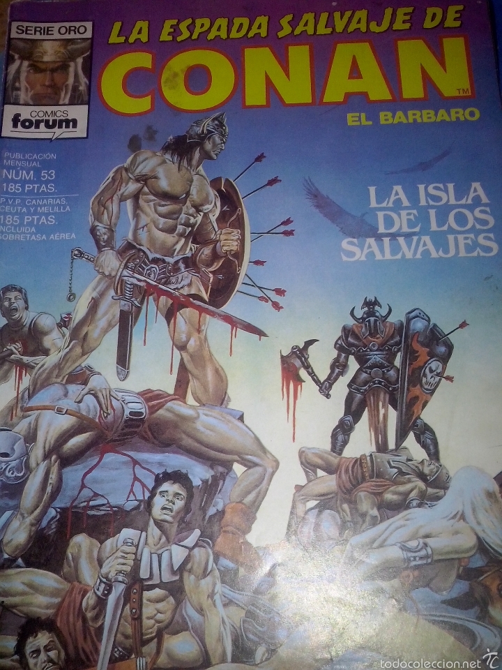 C&oacute;mics: Conan el B&aacute;rbaro. N&uacute;m 53. La isla de los salvajes. - Foto 1