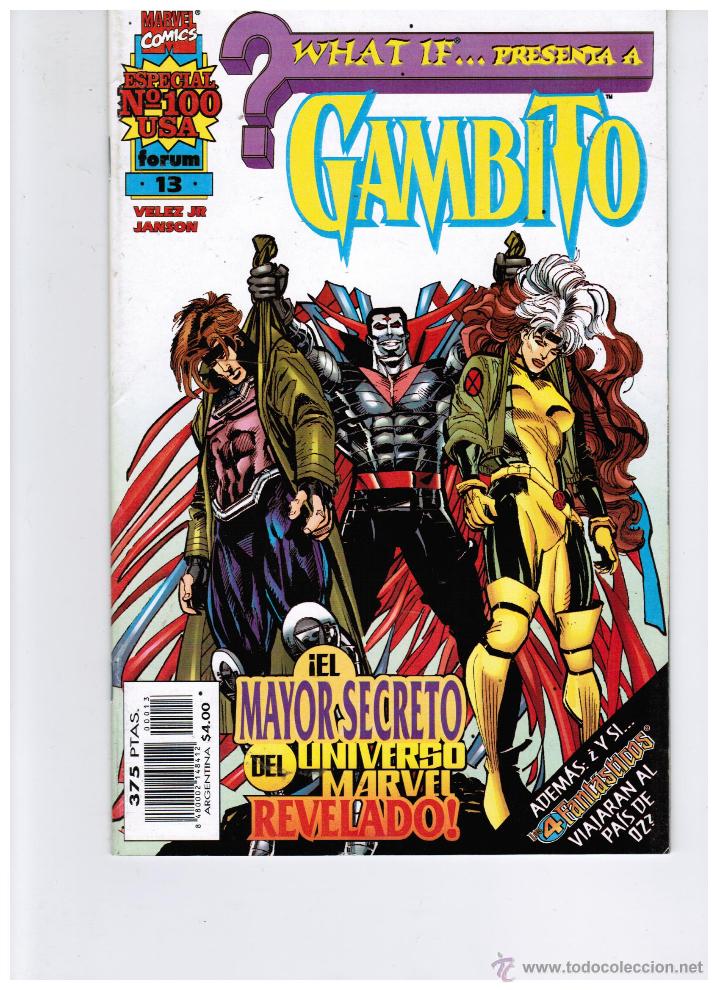 C&oacute;mics: WHAT IF VOL. 2 N&ordm; 13 - GAMBITO - FORUM - Foto 1