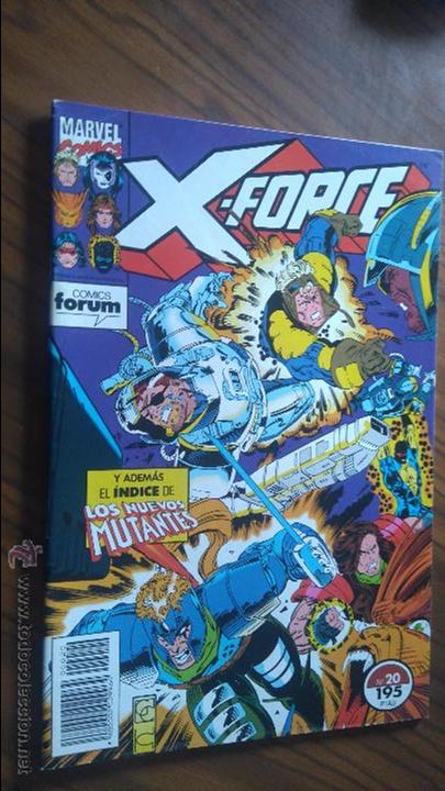 Comics: X-FORCE 20. ADEM&Aacute;S TIENE EL INDICE DE LOS NUEVOS MUTANTES. BUEN ESTADO