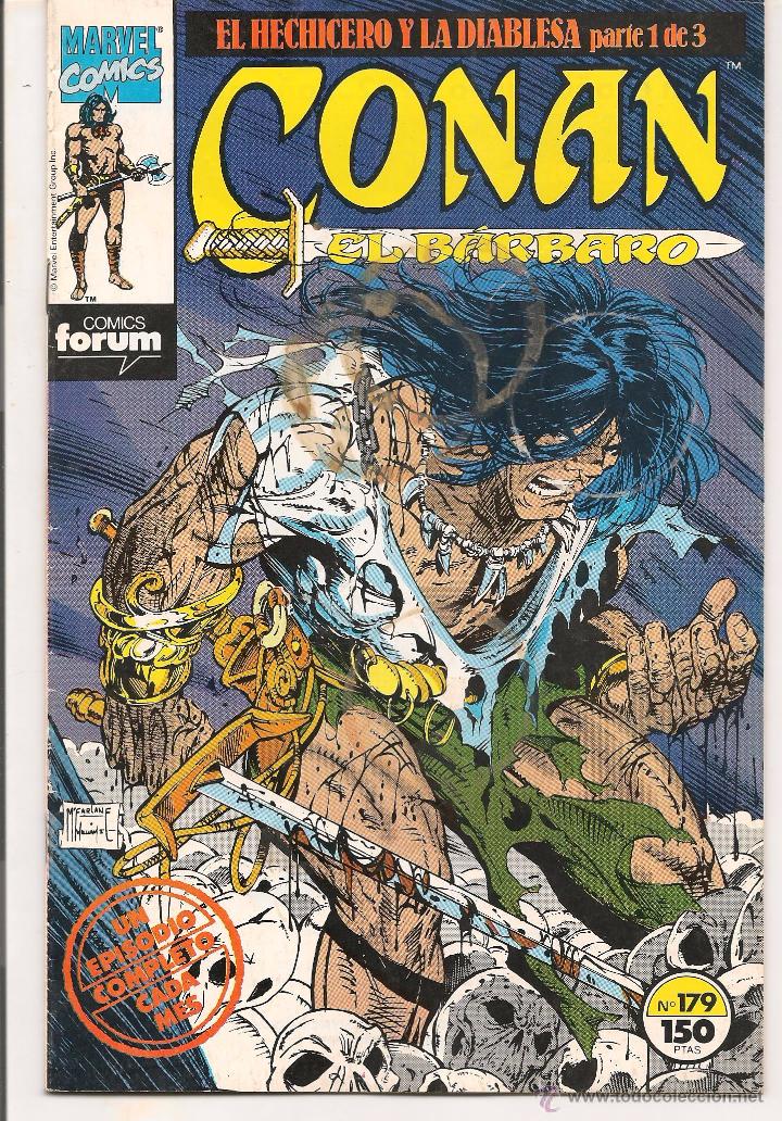 C&oacute;mics: CONAN EL BARBARO. N&ordm; 179.  FORUM 1992. (C/A44) - Foto 1