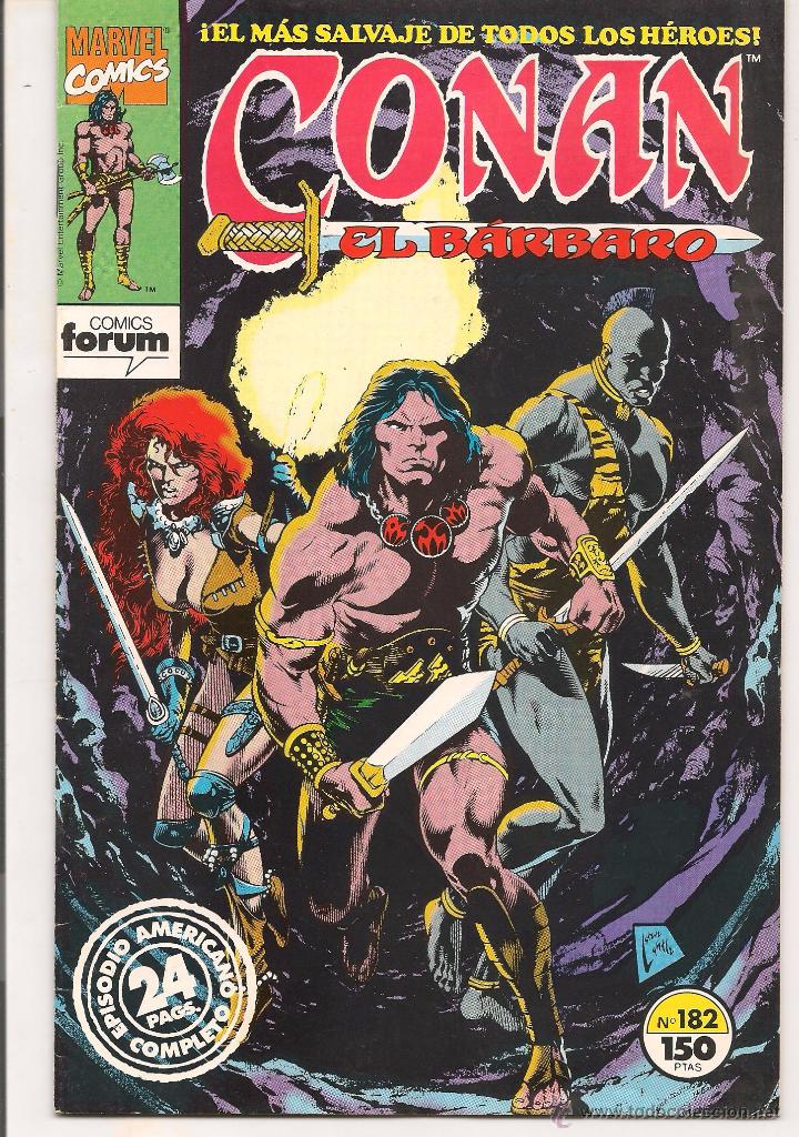 C&oacute;mics: CONAN EL BARBARO. N&ordm; 182. FORUM 1992. (C/A44) - Foto 1