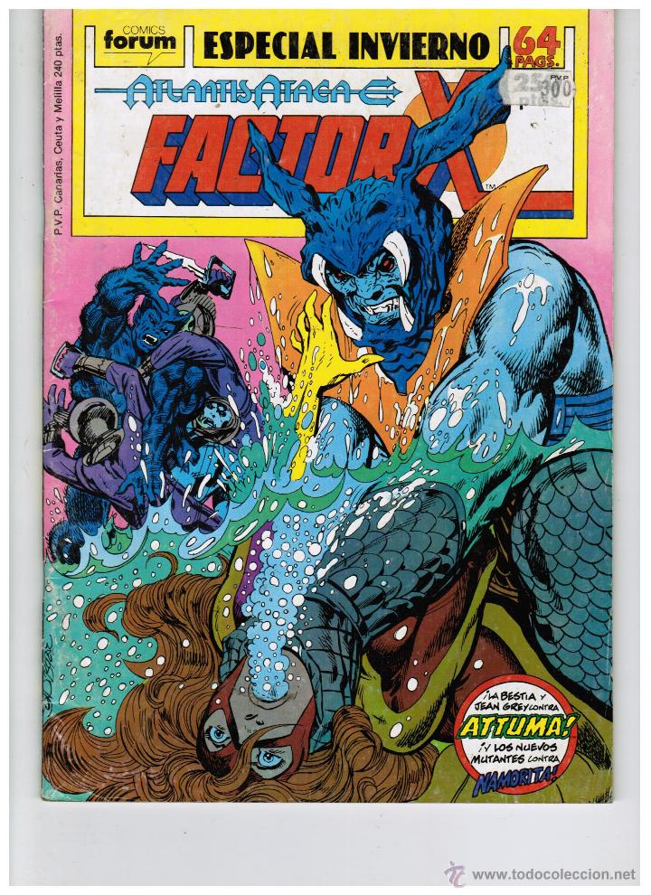 C&oacute;mics: ESPECIAL INVIERNO FACTOR X - FORUM 1989 - Foto 1