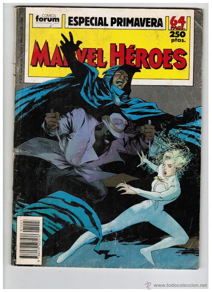 C&oacute;mics: ESPECIAL PRIMAVERA MARVEL H&Eacute;ROES - FORUM 1989 - Foto 1