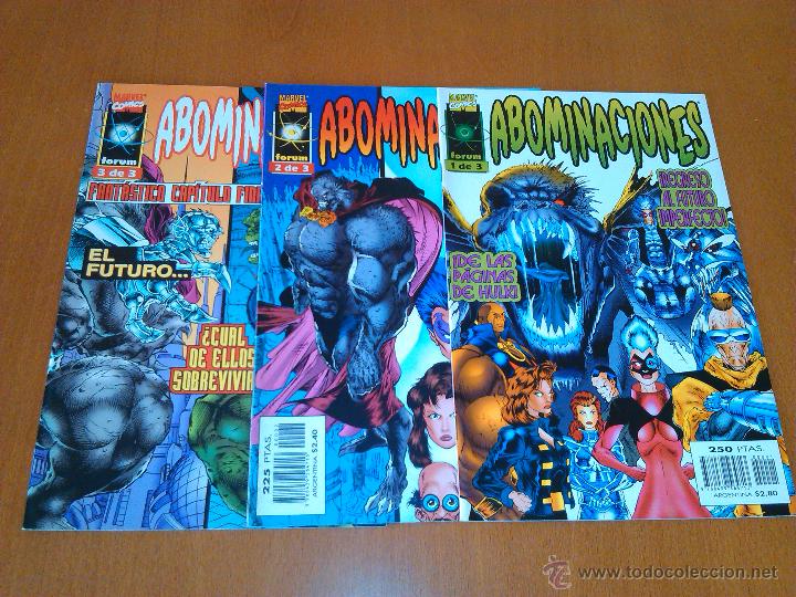 C&oacute;mics: abominaciones miniserie de 3 numeros completa - Foto 1