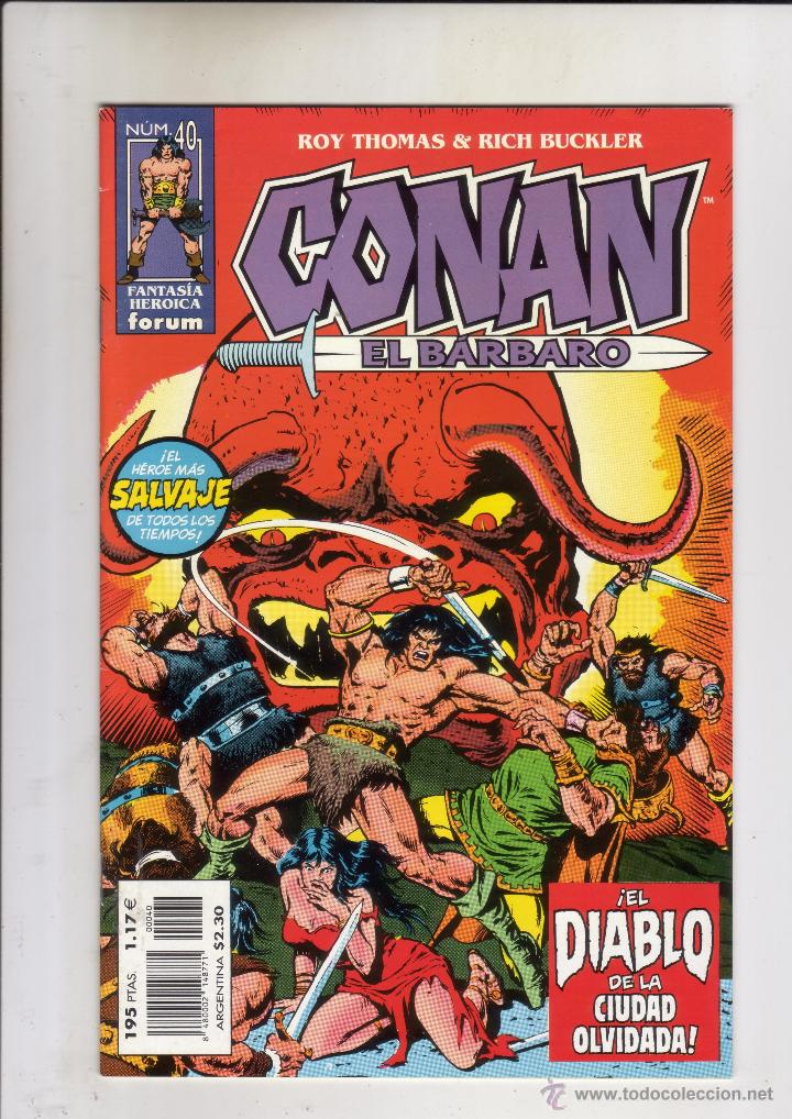 C&oacute;mics: FORUM - CONAN NUM.40  FANTASIA HEROICA. MBE - Foto 1