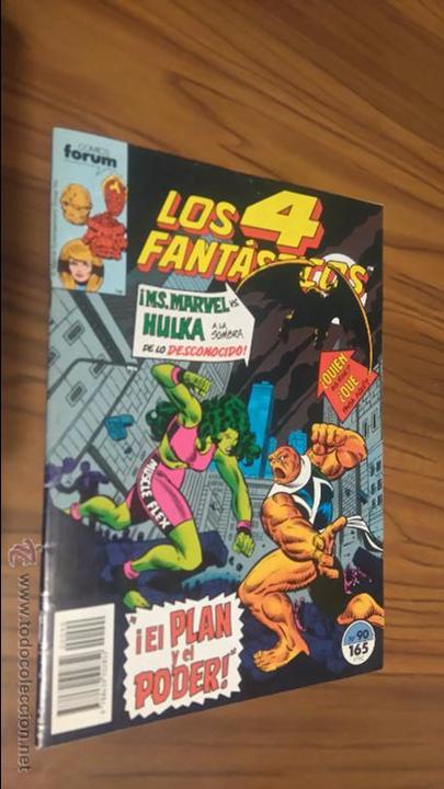 C&oacute;mics: 4 FANT&Aacute;STICOS 90. EL PLAN Y EL PODER. BUEN ESTADO - Foto 1