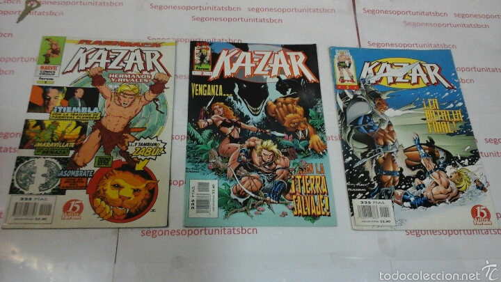 C&oacute;mics: LOTE - KA-ZAR - N&deg; 1, 2 Y 3 - FORUM - Foto 1