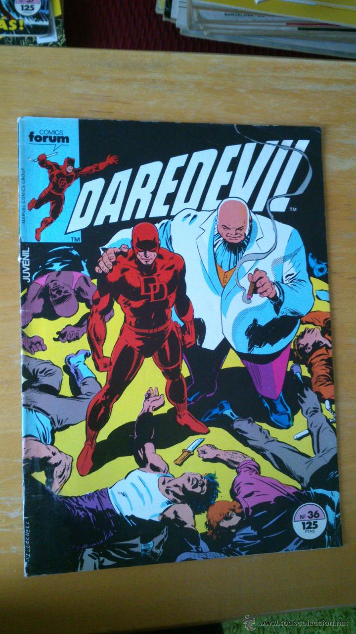 C&oacute;mics: DAREDEVIL VOLUMEN 1 NUMERO 36 FORUM. FRANK MILLER. - Foto 1