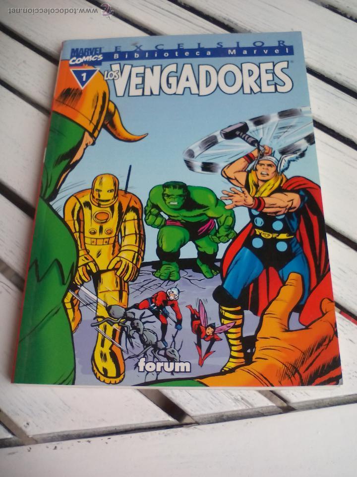 C&oacute;mics: Los vengadores n&ordm; 1 Excelsior. Biblioteca Marvel Forum. Marvel Comics. Comic - Foto 1