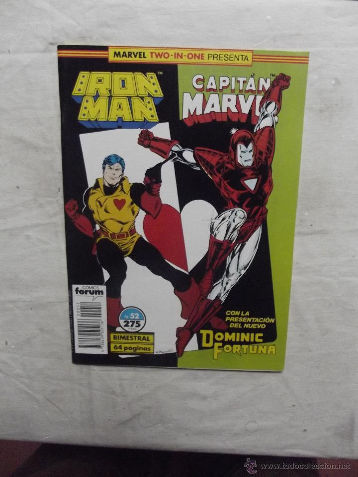 C&oacute;mics: MARVEL TWO-IN-ONE PRESENTA IRON MAN Y CAPITAN MARVEL N&ordm; 52 - Foto 1