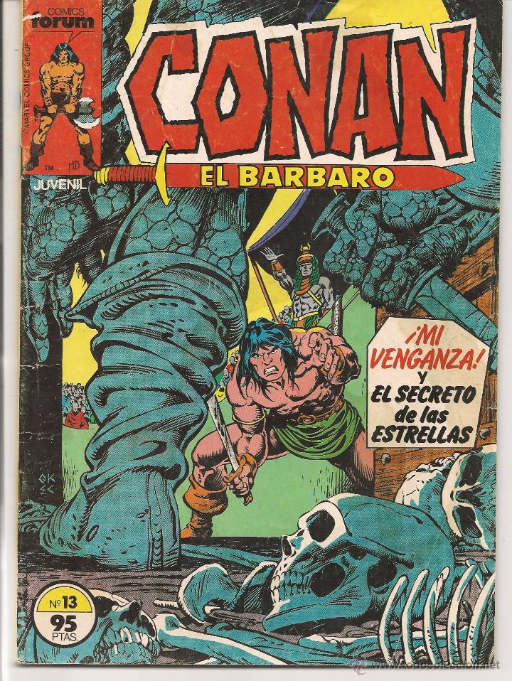 C&oacute;mics: CONAN EL B&Aacute;RBARO. N&ordm; 13. FORUM 1983. (C/A16) - Foto 1