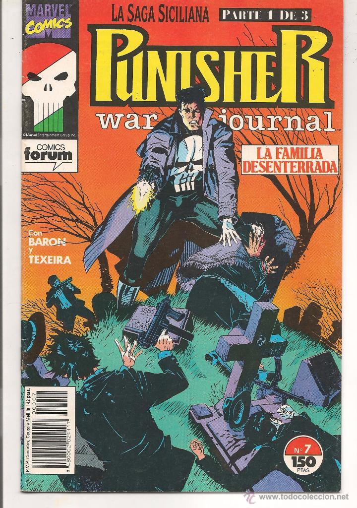 C&oacute;mics: PUNISHER. WAR JOURNAL. N&ordm; 7. FORUM 1992.(C/A25) - Foto 1