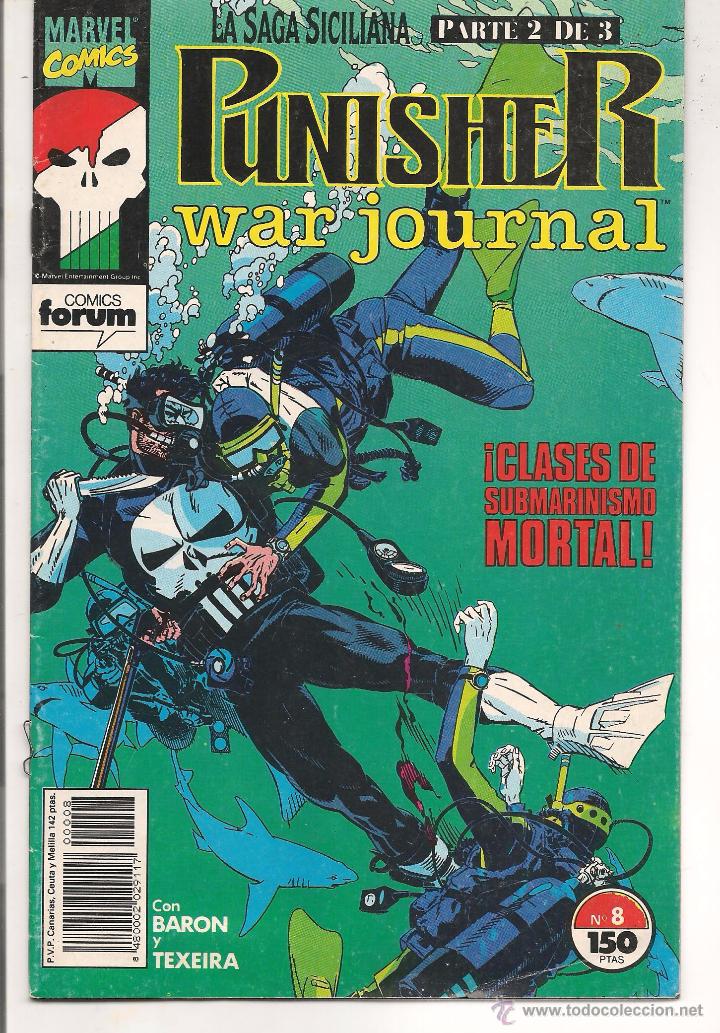 C&oacute;mics: PUNISHER. WAR JOURNAL. N&ordm; 8.FORUM 1992.(C/A25) - Foto 1
