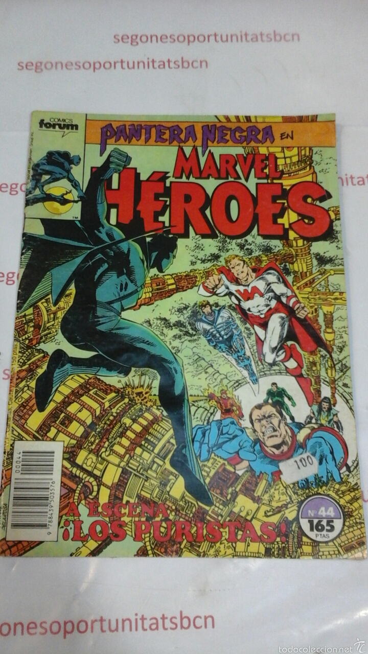 C&oacute;mics: PANTERA NEGRA - MARVEL H&Eacute;ROES - N&deg;44 - FORUM - Foto 1