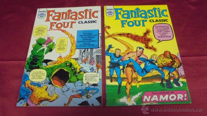 C&oacute;mics: FANTASTIC FOUR CLASSIC. COLECCION COMPLETA. 11 EJEMPLARES. FORUM. - Foto 2