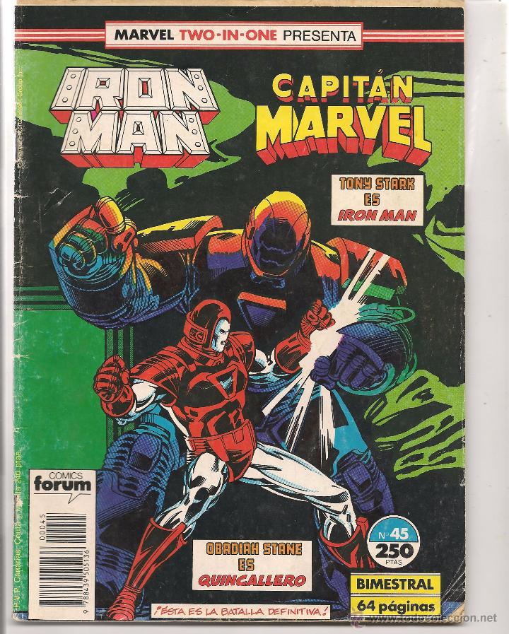 C&oacute;mics: IRON MAN. N&ordm; 45. FORUM 1989. (C/A42) - Foto 1