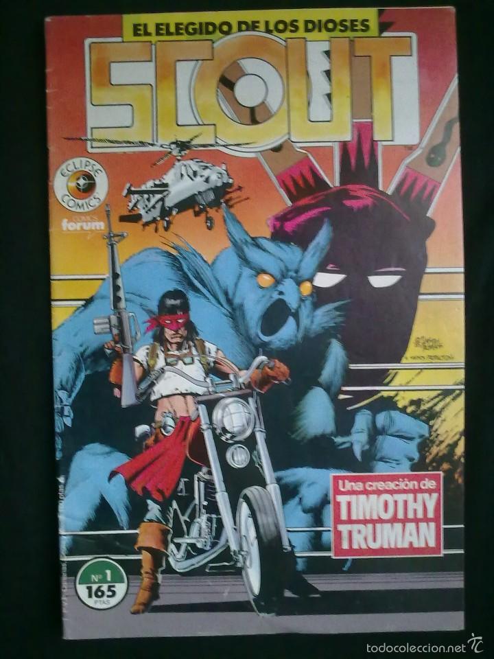 C&oacute;mics: Scout N&ordm; 1. El elegido de los Dioses Timothy Truman. Eclipse Comics Forum, 1989 tebeni - Foto 1