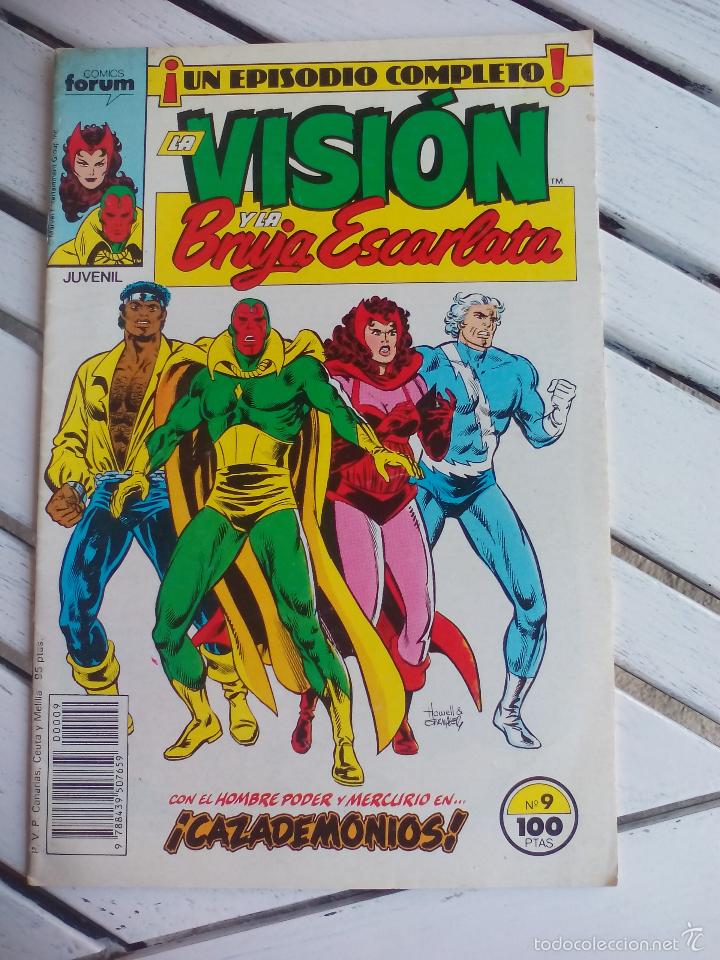 C&oacute;mics: La Visi&oacute;n y la Bruja escarlata. n&ordm; 9. Forum comics. Marvel comic. - Foto 1