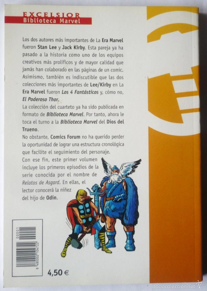 C&oacute;mics: BIBLIOTECA MARVEL THOR N&ordm; 1 - Foto 2
