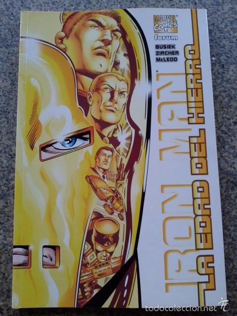 C&oacute;mics: IRON MAN : LA EDAD DEL HIERRO -- TOMO -- MARVEL / FORUM -- - Foto 1