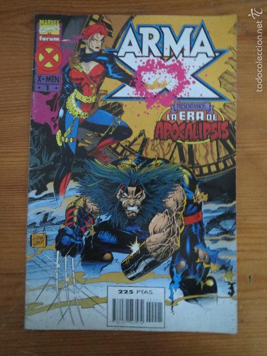 C&oacute;mics: COMIC LOBEZNO SERIE REGULAR GRAPA FORUM ARMA X NUMERO 1 (1995) - Foto 1