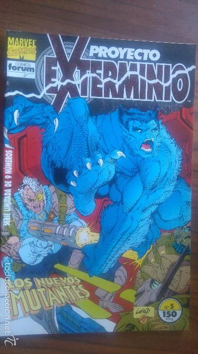C&oacute;mics: PROYECTO EXTERMINIO 5. CON LOS NUEVOS MUTANTES. BUEN ESTADO - Foto 1