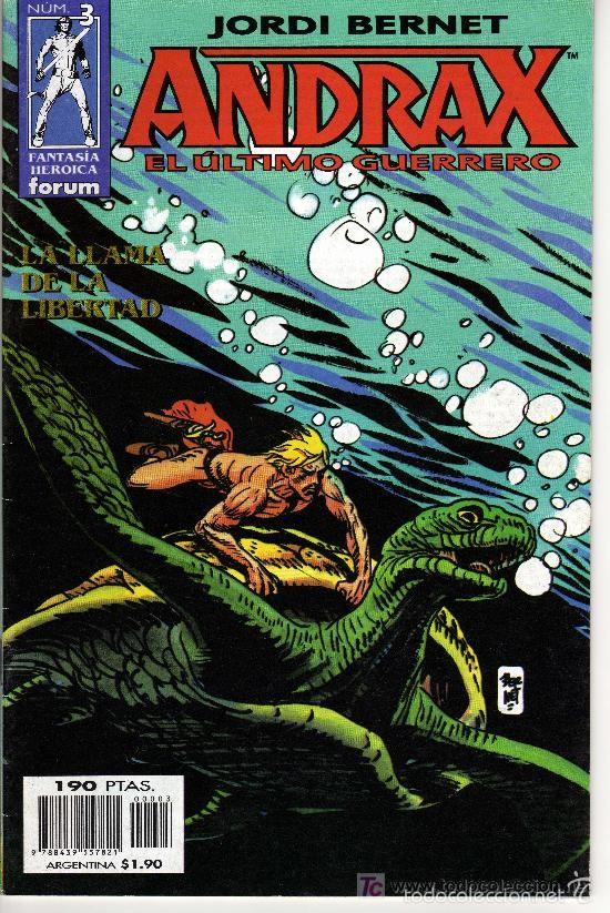 C&oacute;mics: ANDRAX EL ULTIMO GUERRERO N&ordm; 3 (JORDI BERNET) FORUM - Foto 1