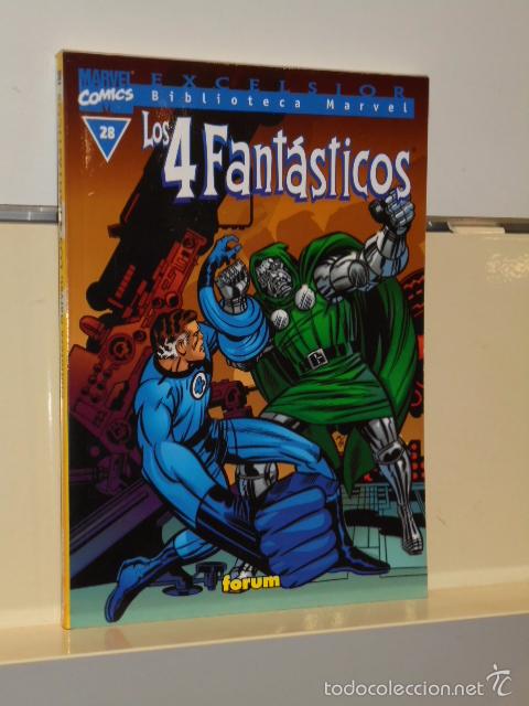 C&oacute;mics: LOS 4 FANTASTICOS N&ordm; 28 BIBLIOTECA MARVEL FORUM - Foto 1