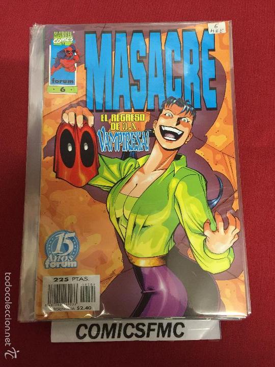 C&oacute;mics: MASACRE NUMERO 6 MUY BUEN ESTADO - Foto 1