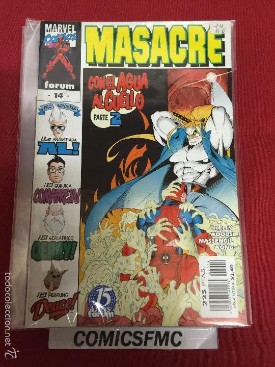 C&oacute;mics: FORUM MASACRE NUMERO 14 MUY BUEN ESTADO - Foto 1