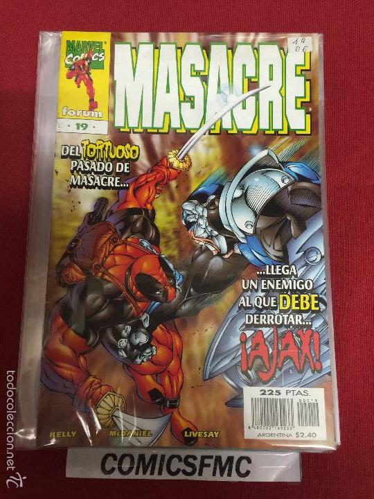 C&oacute;mics: FORUM MASACRE NUMERO 19 MUY BUEN ESTADO - Foto 1